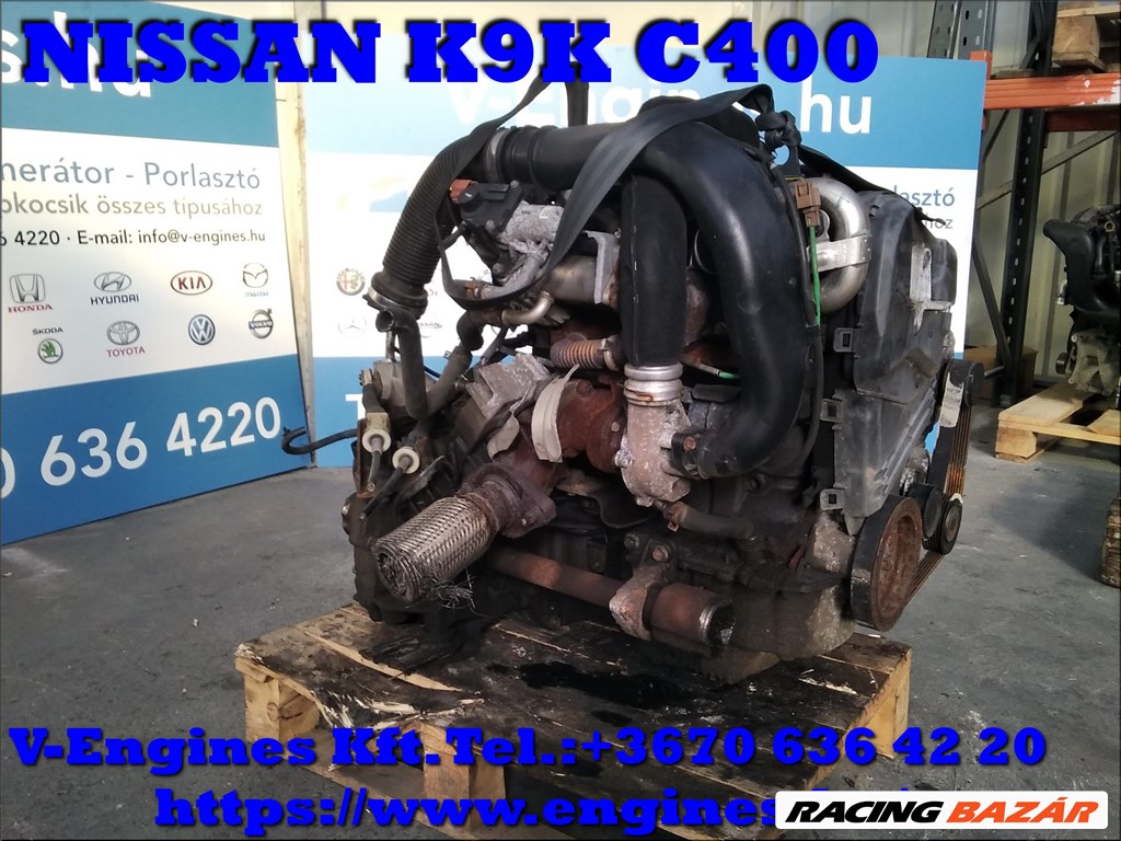 NISSAN K9KC 400 bontott motor 2. kép