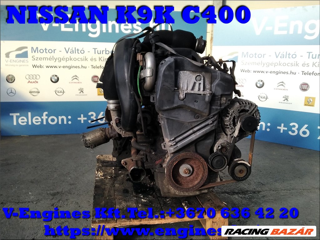 NISSAN K9KC 400 bontott motor 3. kép