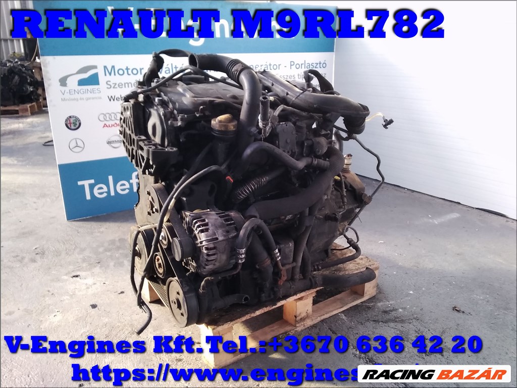 RENAULT M9RL 782 bontott motor 1. kép