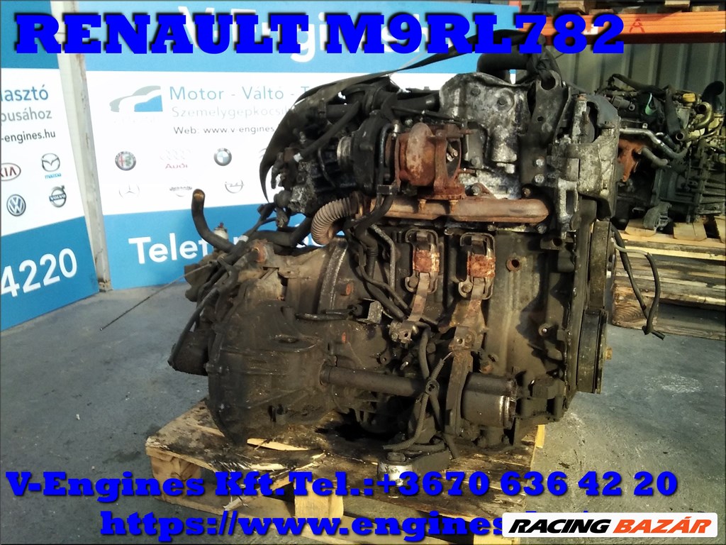 RENAULT M9RL 782 bontott motor 2. kép