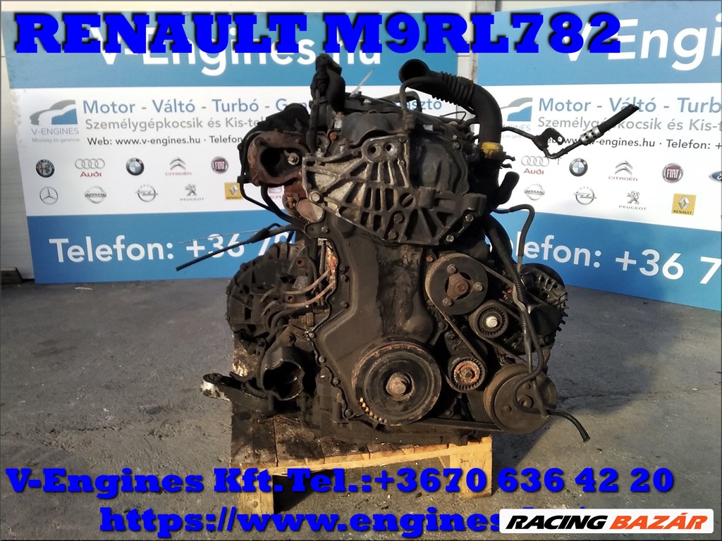 RENAULT M9RL 782 bontott motor 3. kép