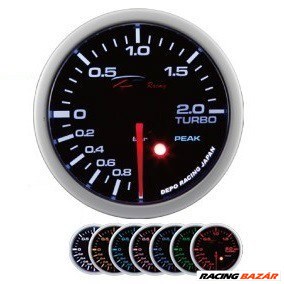 DEPO RACING SKPK 52mm - Turbónyomásmérő óra (Elektromos, -1 - 2 BAR) 1. kép