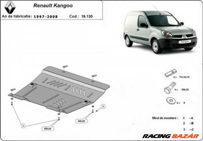 Renault Kangoo, 1997-2008 - Motorvédő lemez