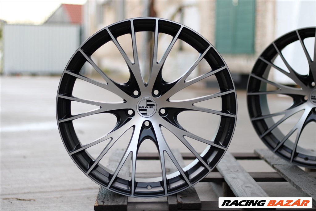 R21 5x112 (66,45) MAK RENNEN ICE BLACK 9.5J ET27 NEW  2. kép