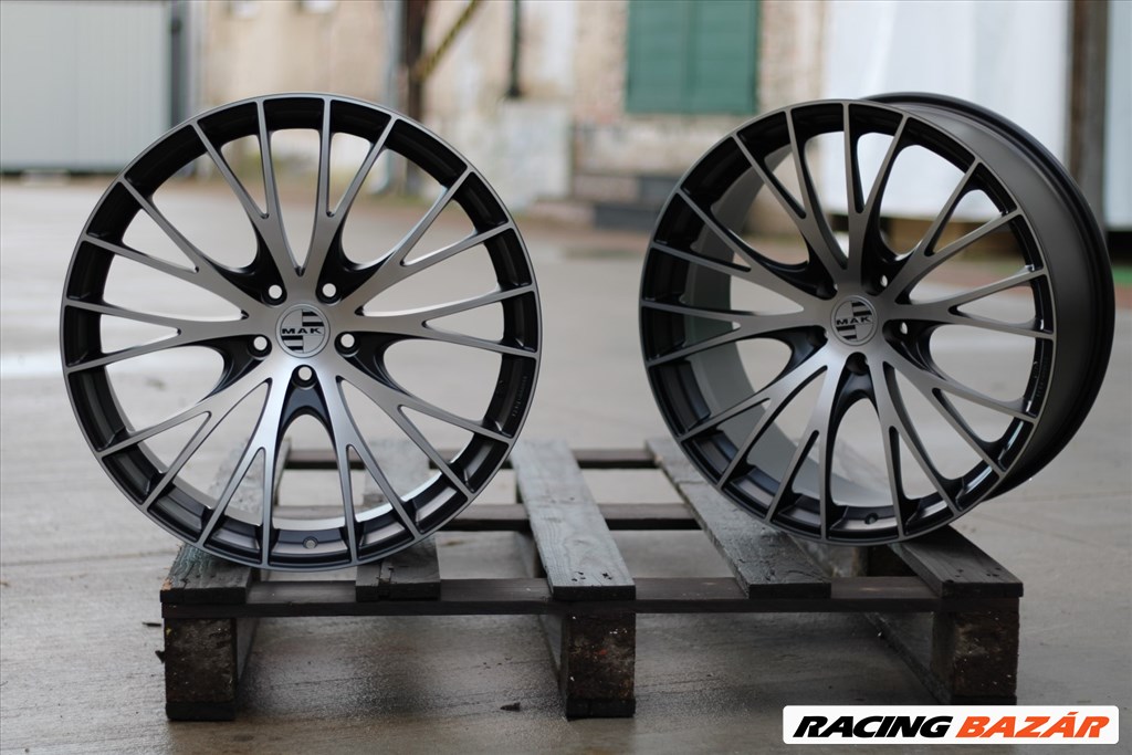 R21 5x112 (66,45) MAK RENNEN ICE BLACK 9.5J ET27 NEW  3. kép