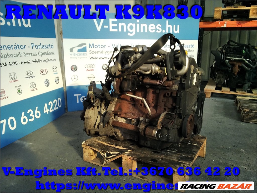  RENAULT K9K 830 bontott motor 3. kép