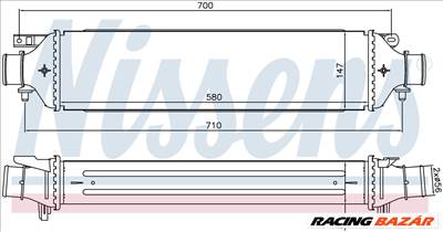 NISSENS 96477 Intercooler