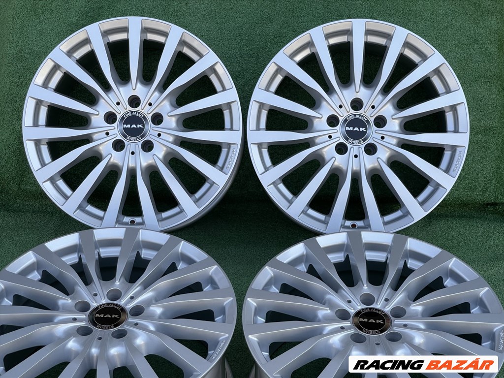 R19 5x130 (84,1) MAK KRONE SILVER 9.5J ET46 NEW for Mercedes G-Class  2. kép