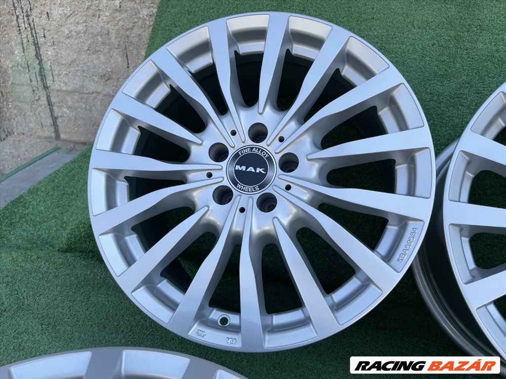 R19 5x130 (84,1) MAK KRONE SILVER 9.5J ET46 NEW for Mercedes G-Class  3. kép