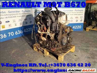 RENAULT M9TB 670 bontott motor