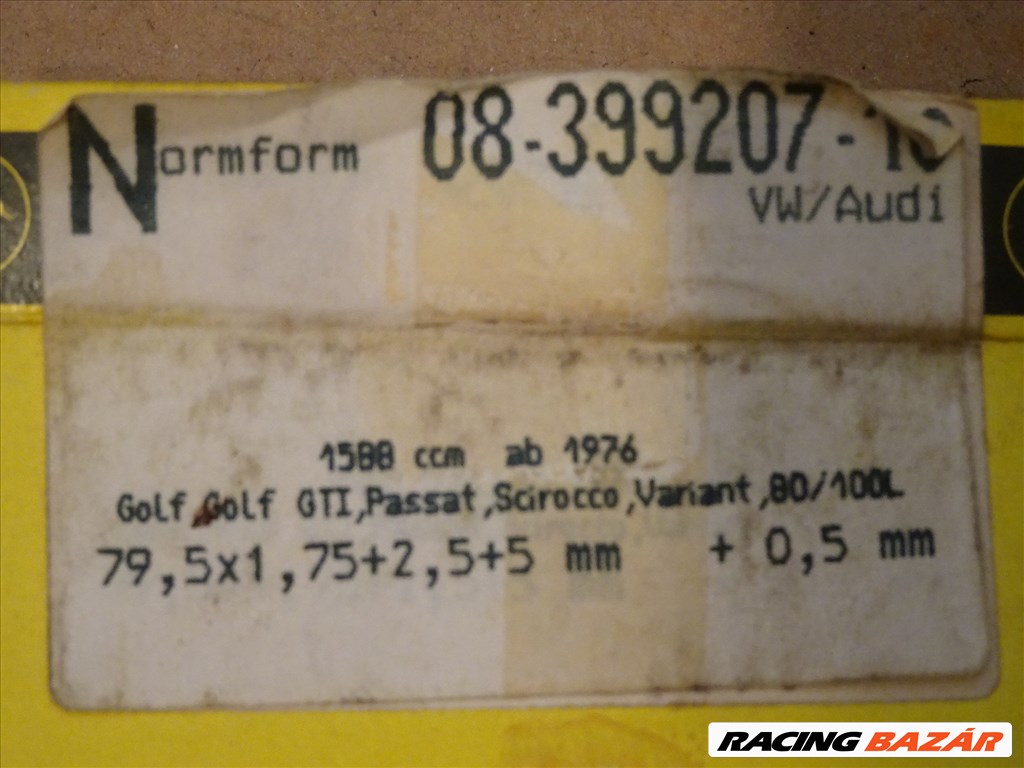 Volkswagen Golf GTI 1588ccm dugattyúgyűrű ÚJ 0839920710 2. kép