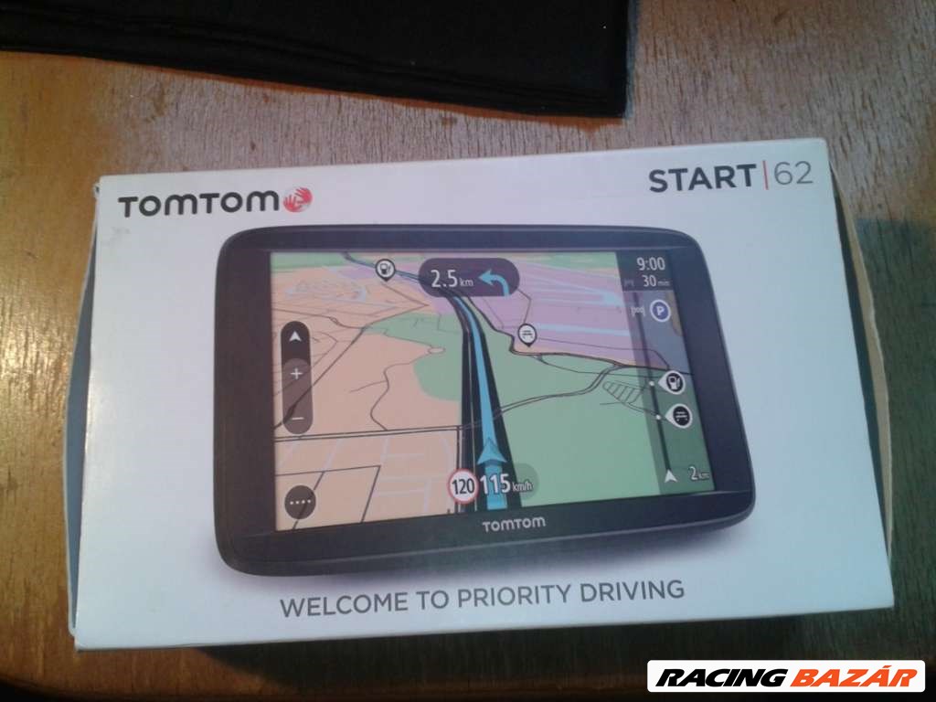 Áresés! TomTom Start 62 típusú 6 colos navigáció tartóval, csatlakozóval, stb. 6. kép