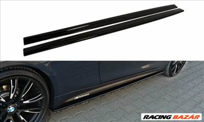 BMW F32 M-pack Coupe Maxton Design matt fekete küszöb spoiler V1