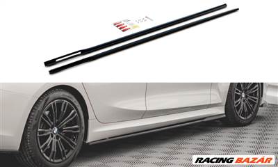 BMW G20 G21 M-pack 2018-2022 Maxton Design lakkozott fekete küszöb spoiler V2
