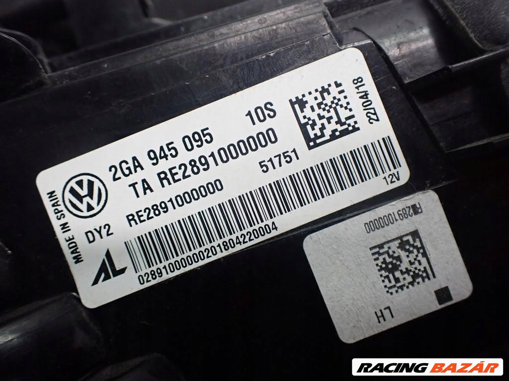Volkswagen T-Roc bal hátsó lámpa 2ga945095 3. kép