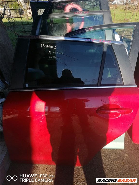 Mazda 6 (3rd gen) Bal hátsó ajtó  1. kép