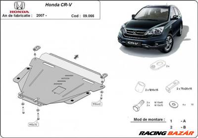 Honda CRV, 2007-2018 - Motorvédő lemez