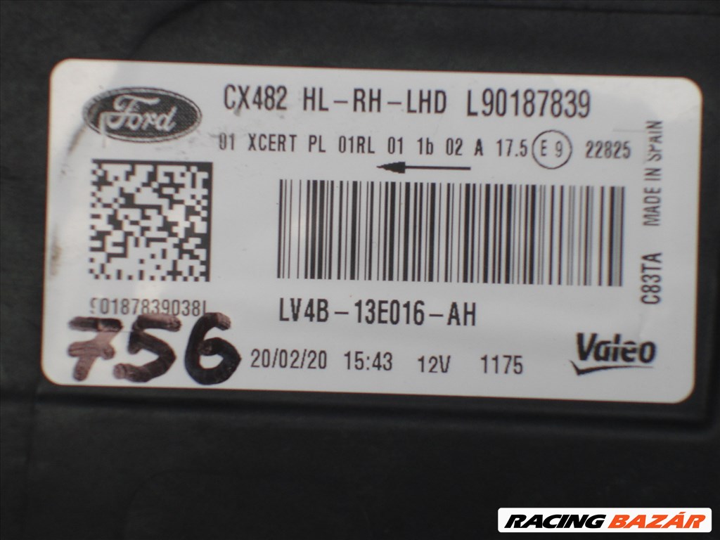 Ford Kuga Jobb első Full Led Fényszóró LV4B-13E016-AH 2020-tól 5. kép