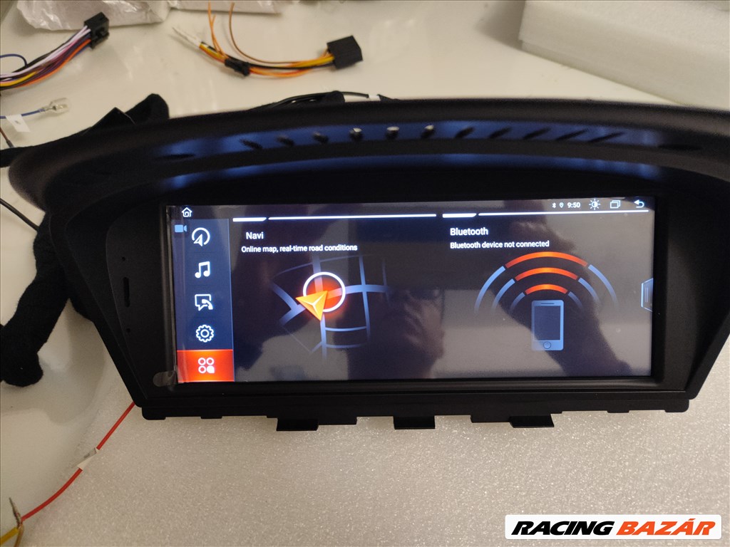 BMW 5 E60, E61, E62, E63, E64 Android Multimédia GPS Navigációs Rádió Tolatókamerával 3. kép