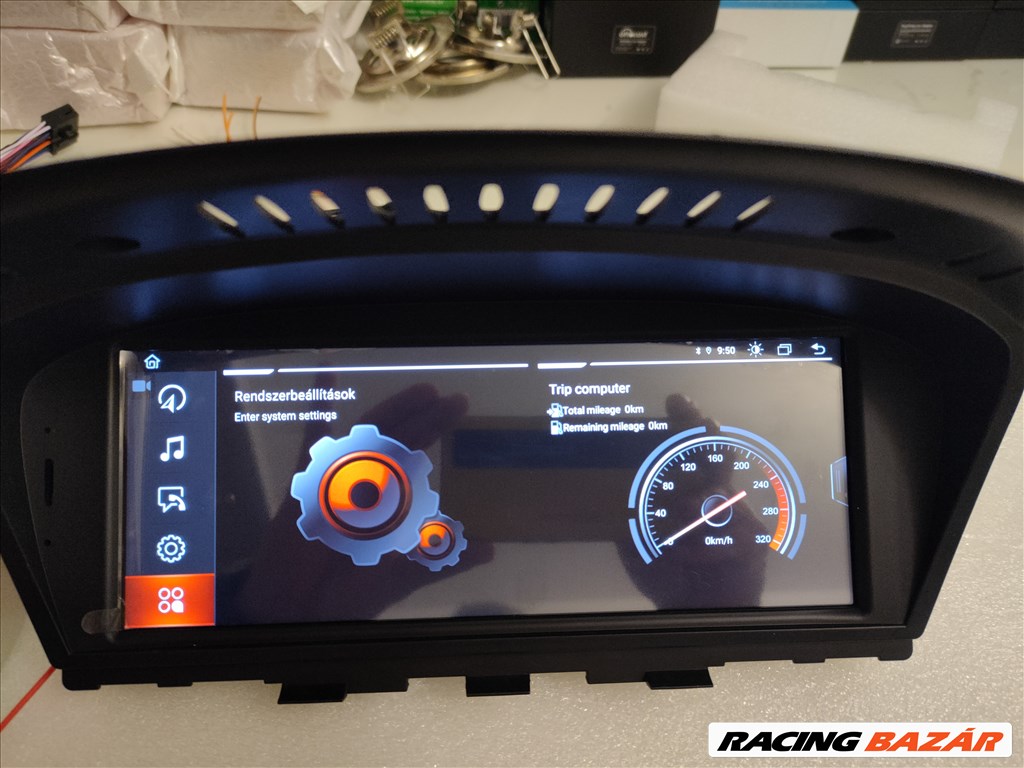 BMW 5 E60, E61, E62, E63, E64 Android Multimédia GPS Navigációs Rádió Tolatókamerával 5. kép