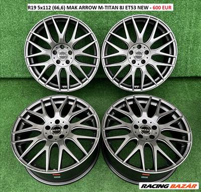 R19 5x112 (66,6) MAK ARROW M-TITAN 8J ET53 NEW