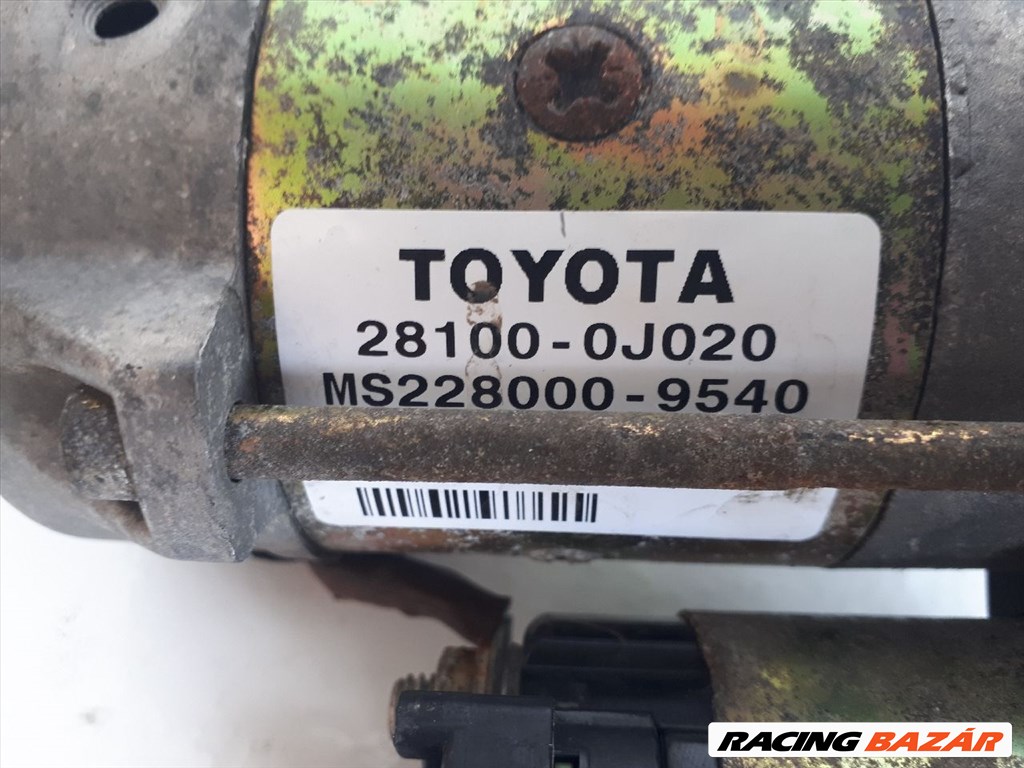 Toyota Yaris (XP10) önindító  281000j020 4. kép