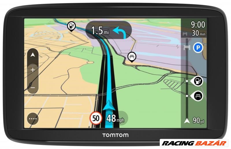 Áresés! TomTom Start 62 típusú 6 colos navigáció tartóval, csatlakozóval, stb. 1. kép