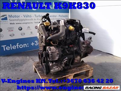 RENAULT K9K 830 bontott motor
