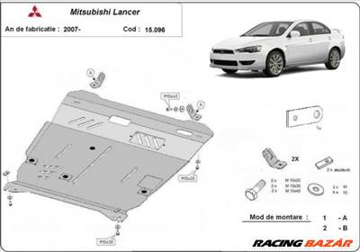 Mitsubishi Lancer 2007-2018 - Motorvédő lemez