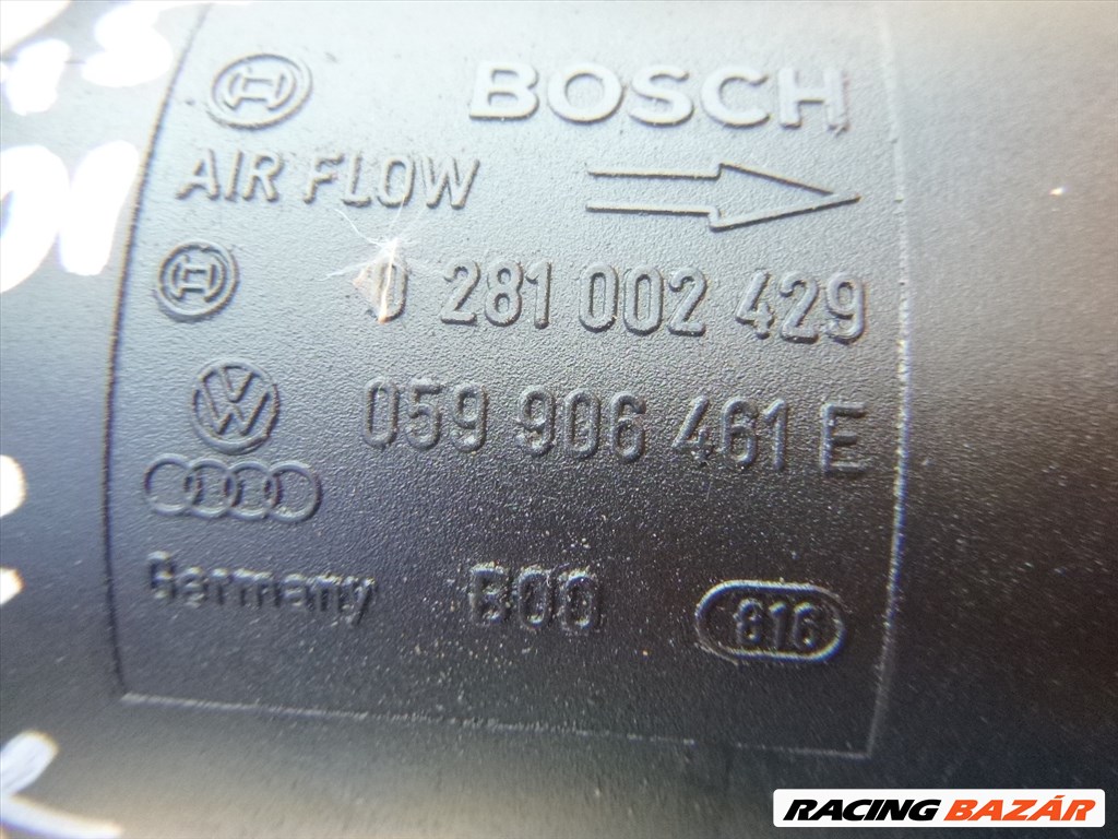 Audi A6 (C5 - 4B) 1999, 2.5 TDI, (AFB) légtömegmérő 059 906 461 E 0281002429 2. kép