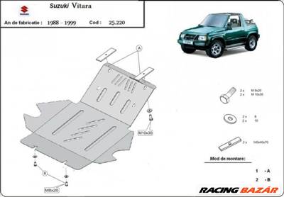 Suzuki Vitara, 1988-1999 - Motorvédő lemez