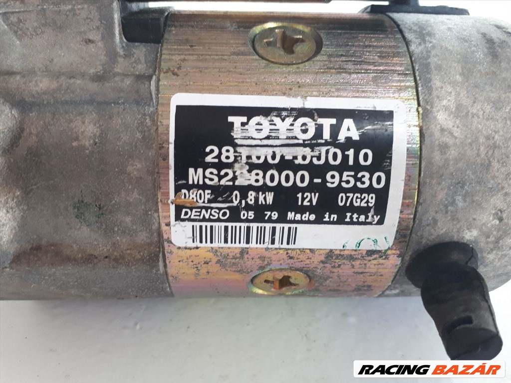 Toyota Yaris (XP10) önindító  281000j010 4. kép