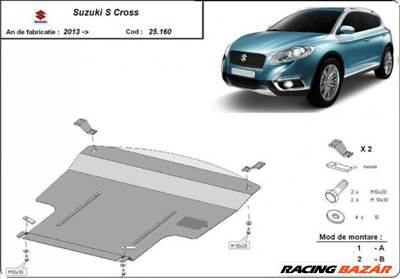 Suzuki SX4 -S- Cross, 2013-2018 - Motorvédő lemez