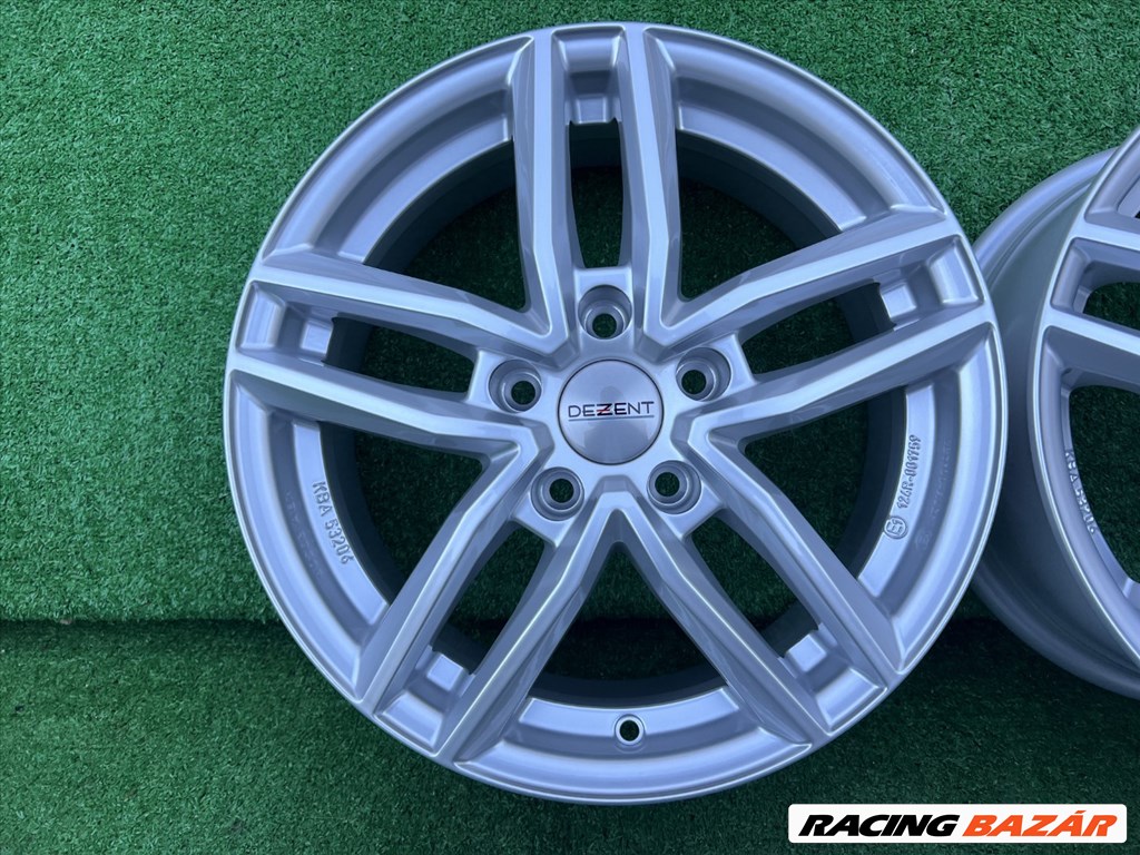 R16 5x112 (66,6) DEZENT TR SILVER 6.5J ET38 NEW - 375 EUR 5. kép