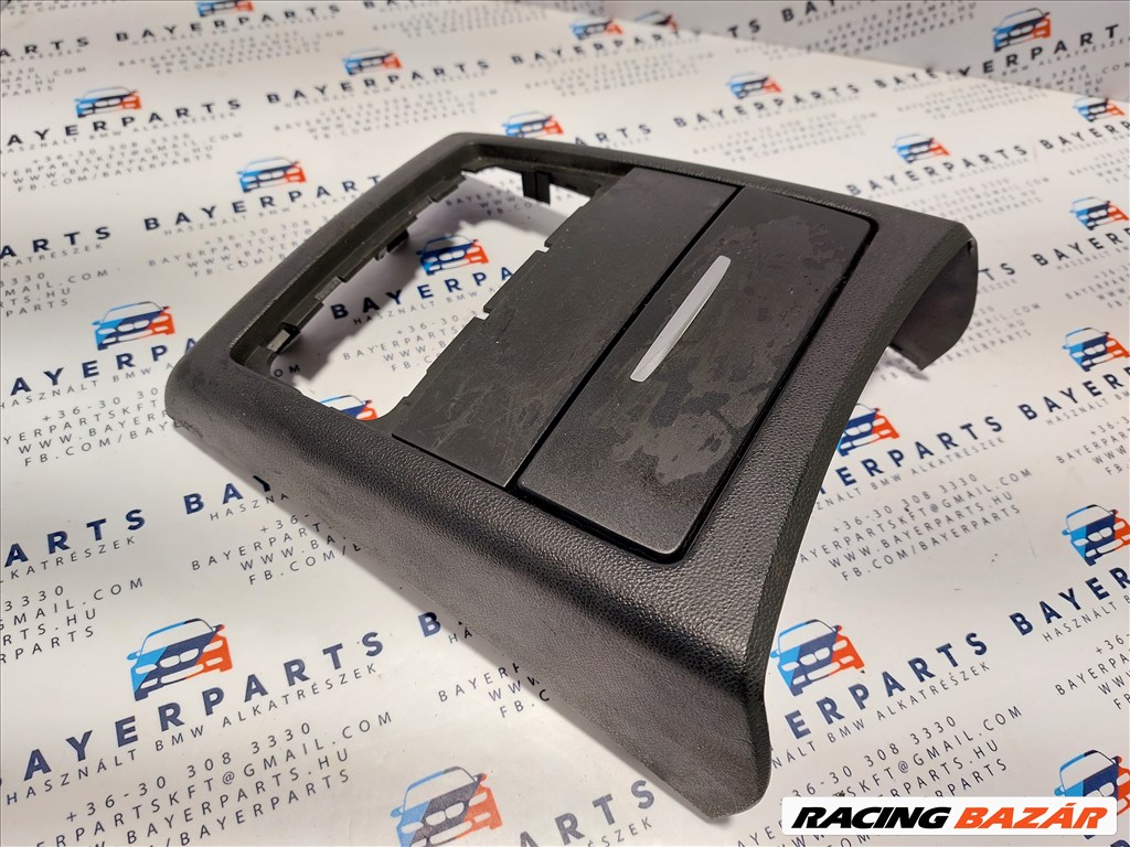 BMW E90 E91 gyári fekete könyöklő hátsó takaró tároló (129038) 51167118049 1. kép