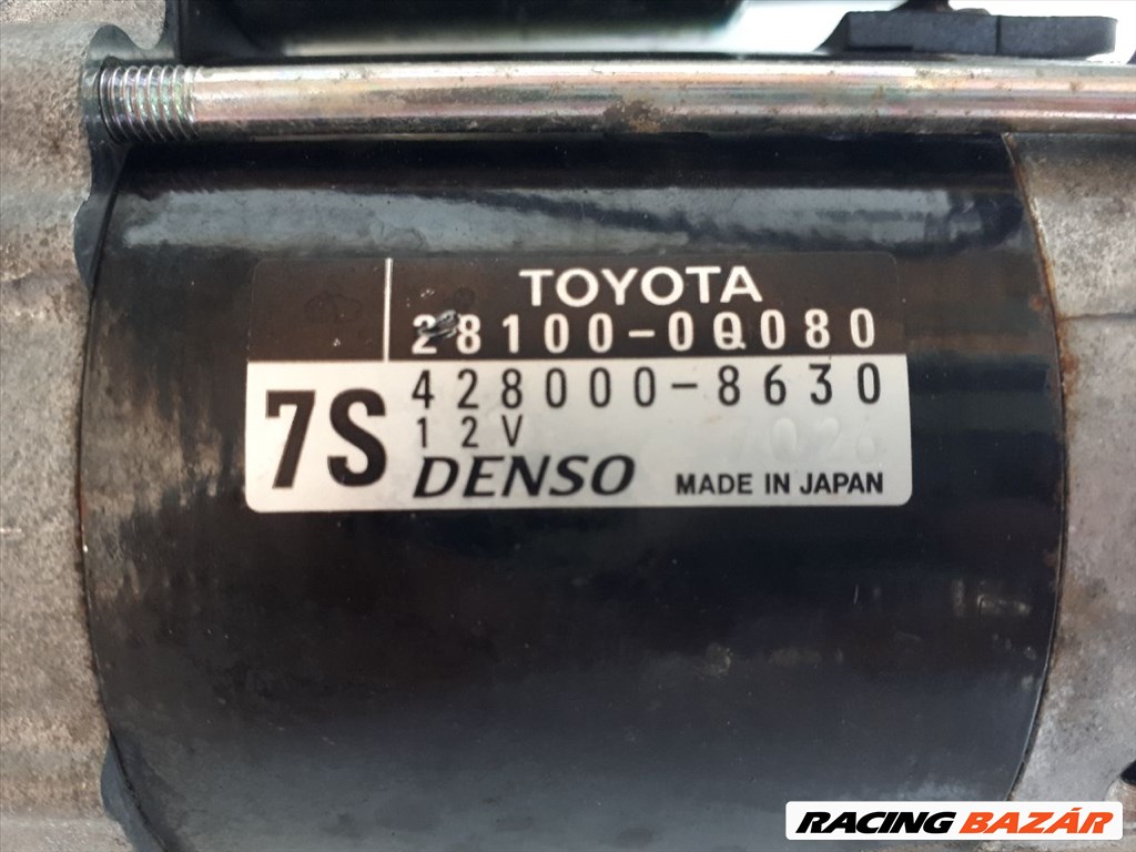 Toyota Yaris (XP90) önindító  281000q080 5. kép