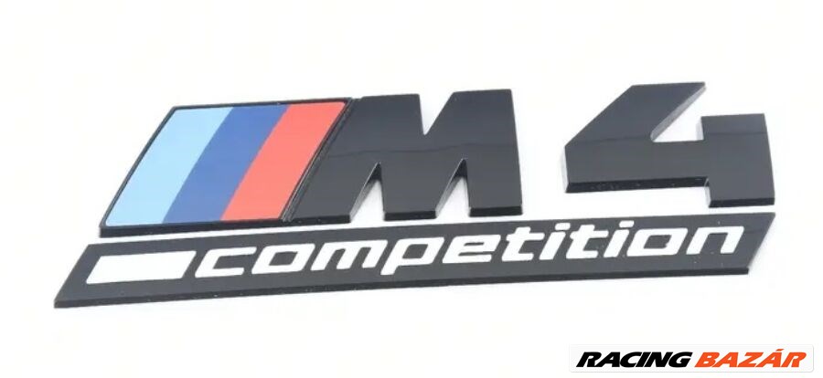 Gyári BMW G82 M4 Competition fekete csomagtartó embléma 51148084165 1. kép