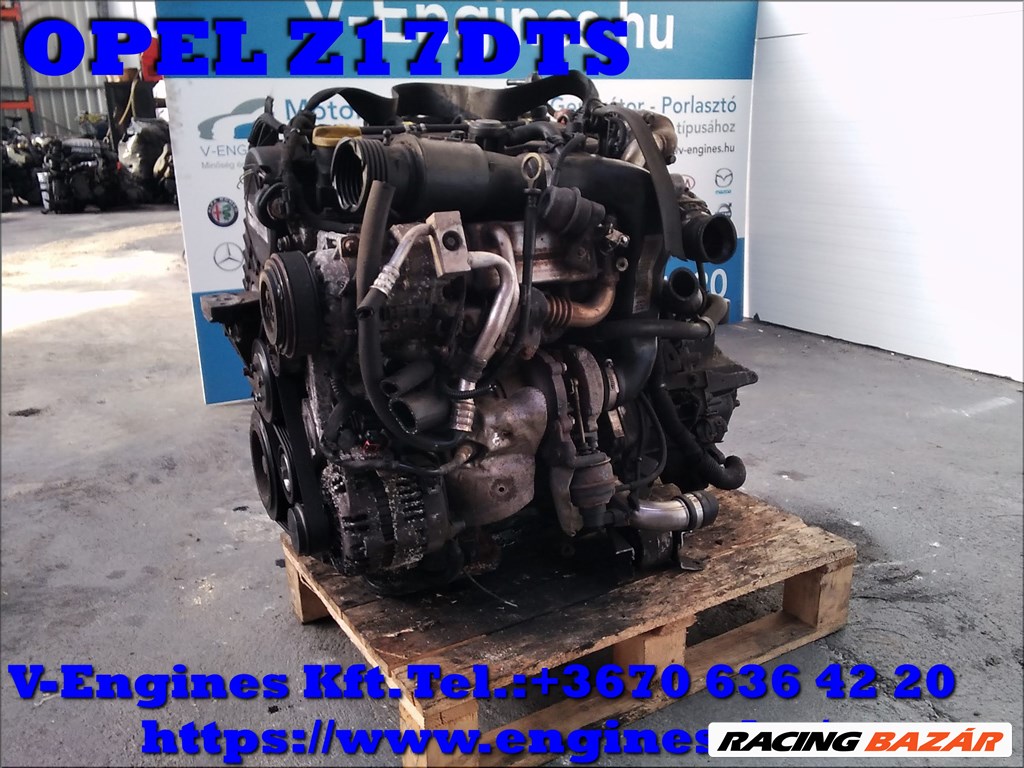 OPEL Z17 DTS bontott motor 1. kép
