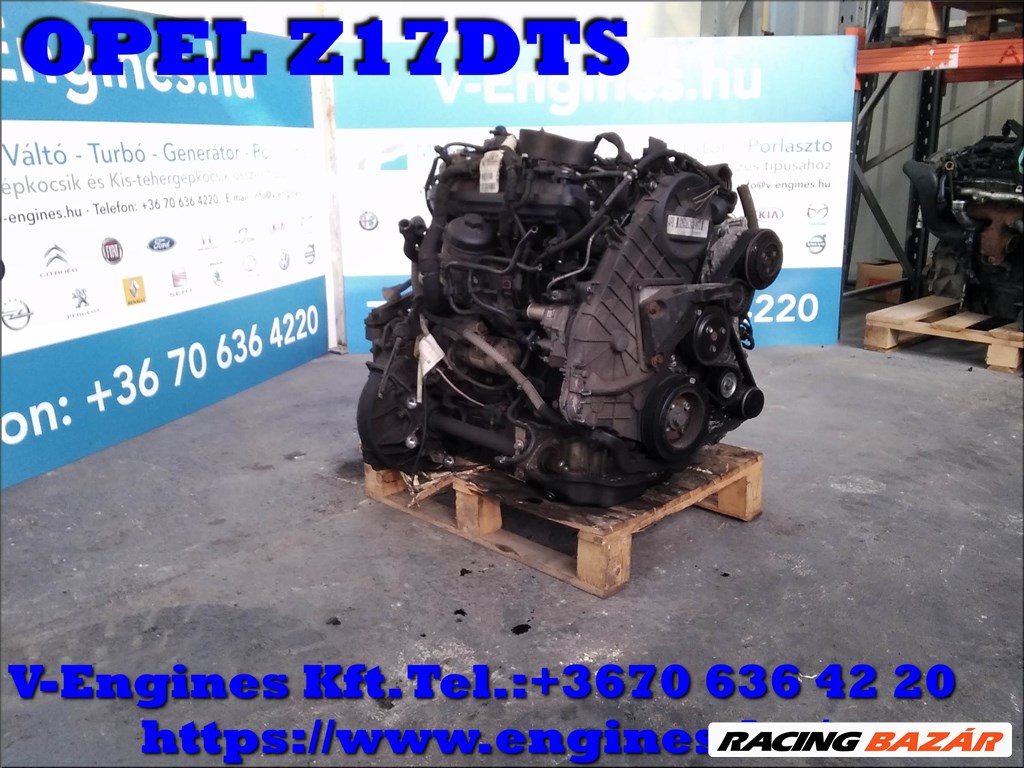 OPEL Z17 DTS bontott motor 2. kép