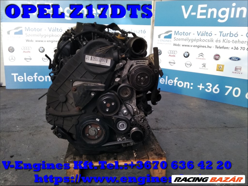 OPEL Z17 DTS bontott motor 3. kép