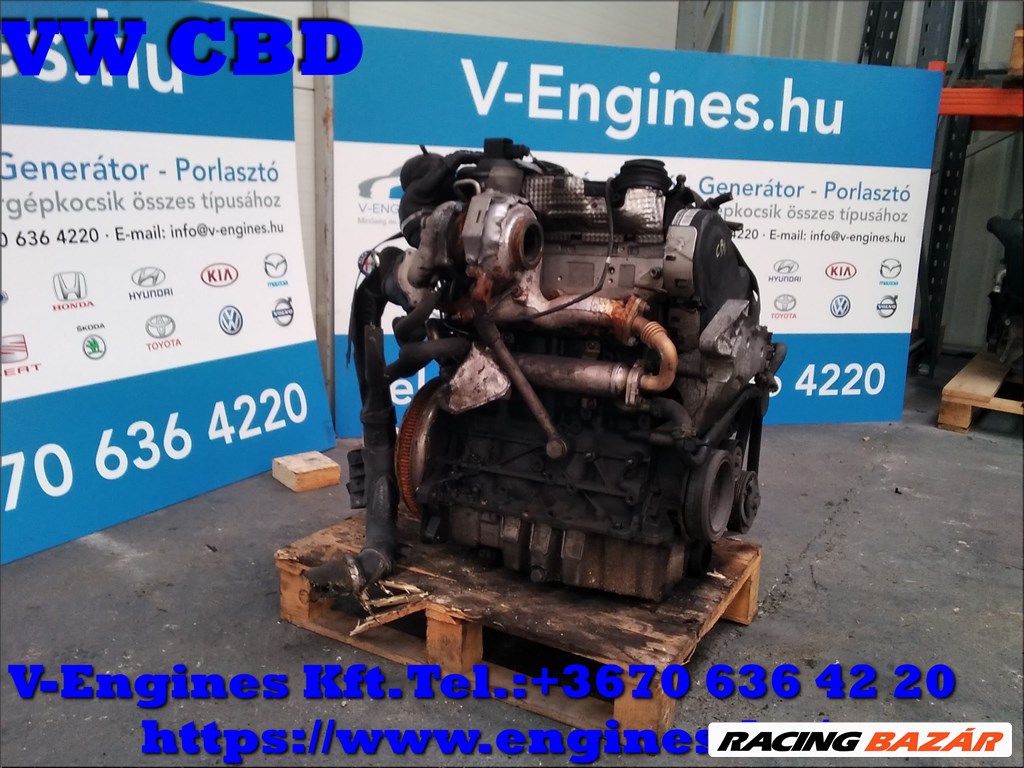 Volkswagen/Skoda 2.0 (140LE) TDI CBD motor  3. kép