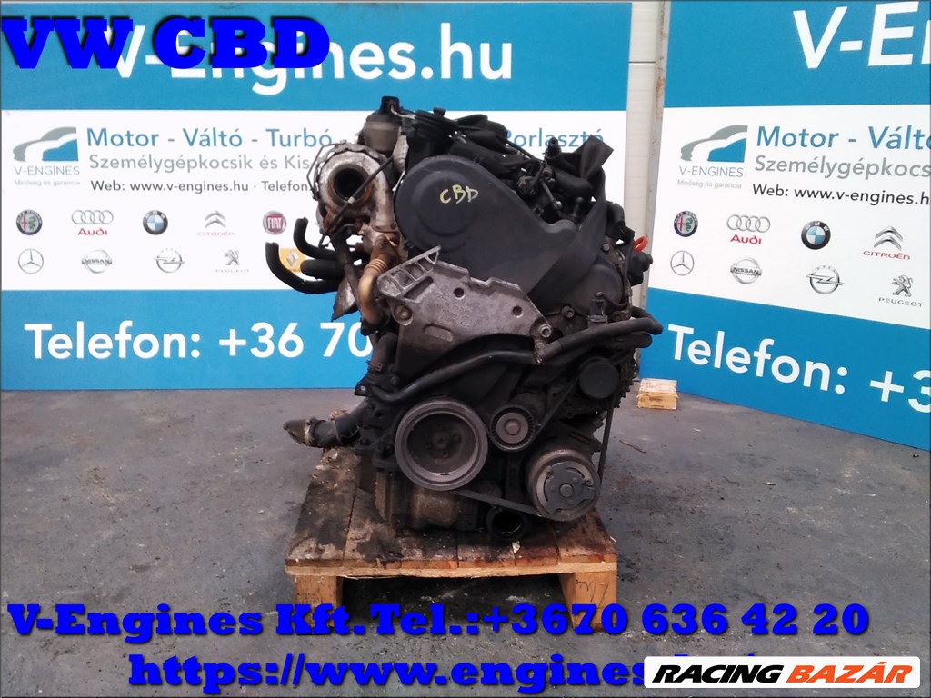 Volkswagen/Skoda 2.0 (140LE) TDI CBD motor  1. kép