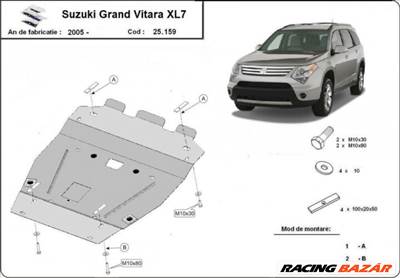Suzuki Grand Vitara XL7, 2005-2018 - Motorvédő lemez