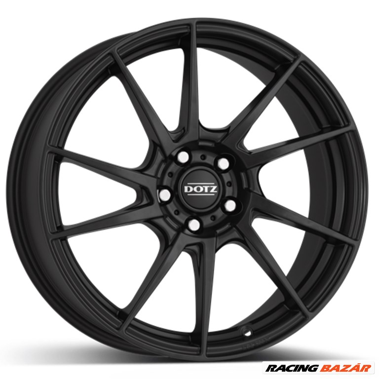 R16 5x108 Dotz Kendo Black Matte 7J ET48 New  3. kép