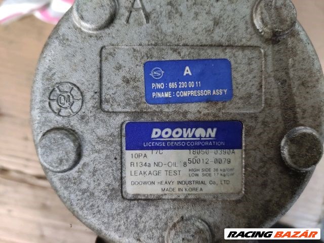 SsangYong Rodius 270 Xdi 4WD klímakompresszor  6652300011 4. kép