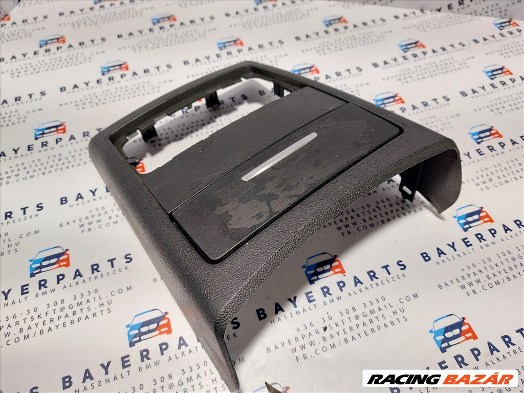 BMW E90 E91 gyári fekete könyöklő hátsó takaró tároló (128023) 51167118049 4. kép