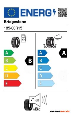 Bridgestone T005 XL 185/60 R15 88H nyári gumi 2. kép