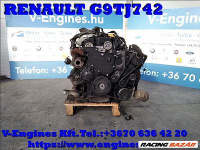 RENAULT G9TJ 742 bontott motor
