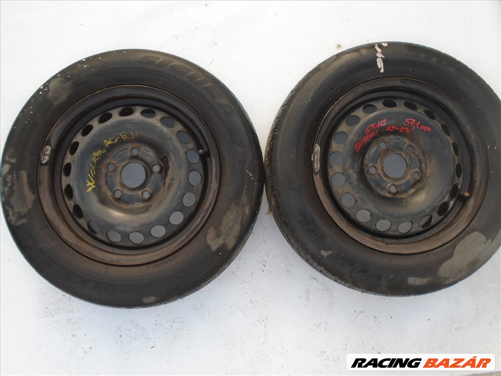 Volkswagen Sharan 5x112 lyukosztású 15" használt lemezfelni 1K0601027T 1. kép