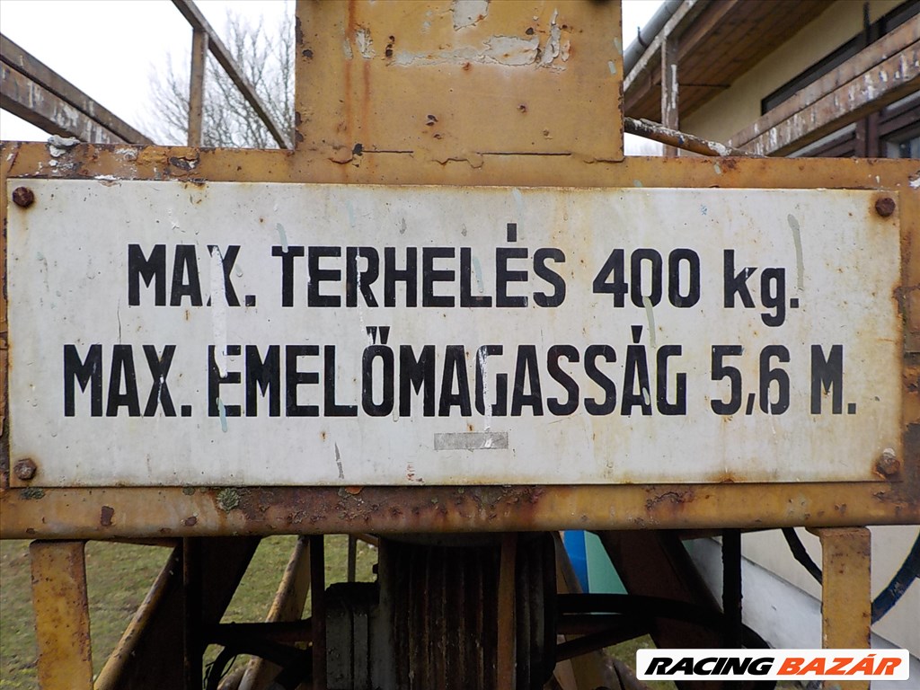 OLLÓS EMELŐ,RÉGI MAGYAR GYÁRTMÁNY,380V-RÓL ÜZEMELŐ,TAPOLCÁN ELADÓ 15. kép